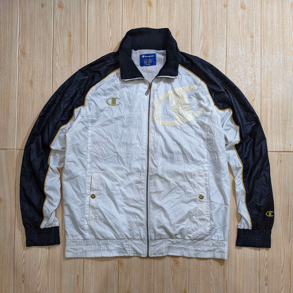 Champion - Jaket Olahraga Sport Pria Lightweight Winbreaker Second Bekas Original - JX346