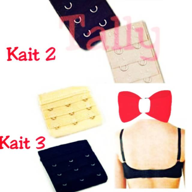 Jual Kait Bra Penyambung Lingkar Bh BRA Extension TALLY (Kait Dua