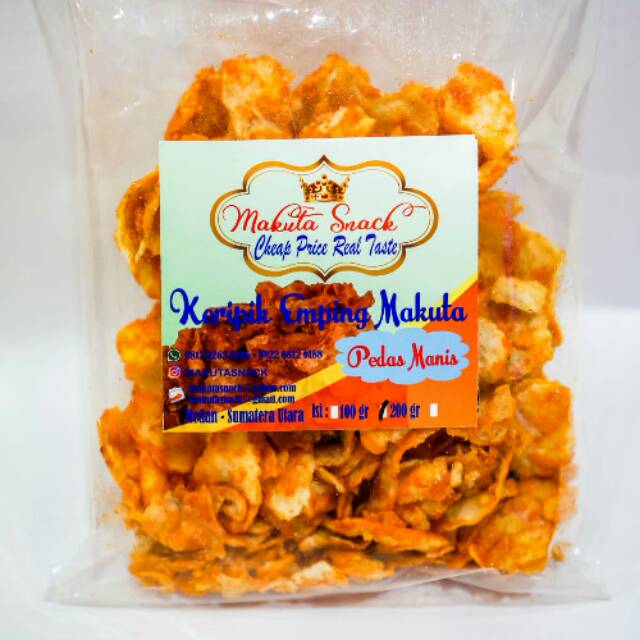 

keripik emping makuta