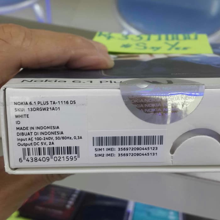 Nokia 6.1 plus garansi resmi nokia indonesia - Hitam
