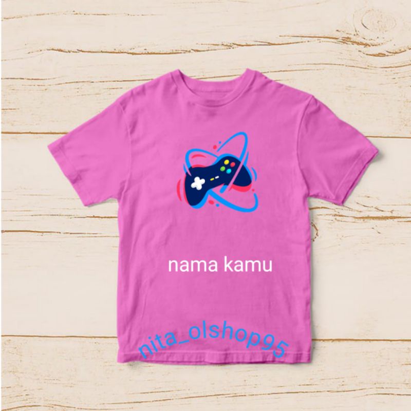 baju gaming pro player kaos anak gemer baju anak karakter