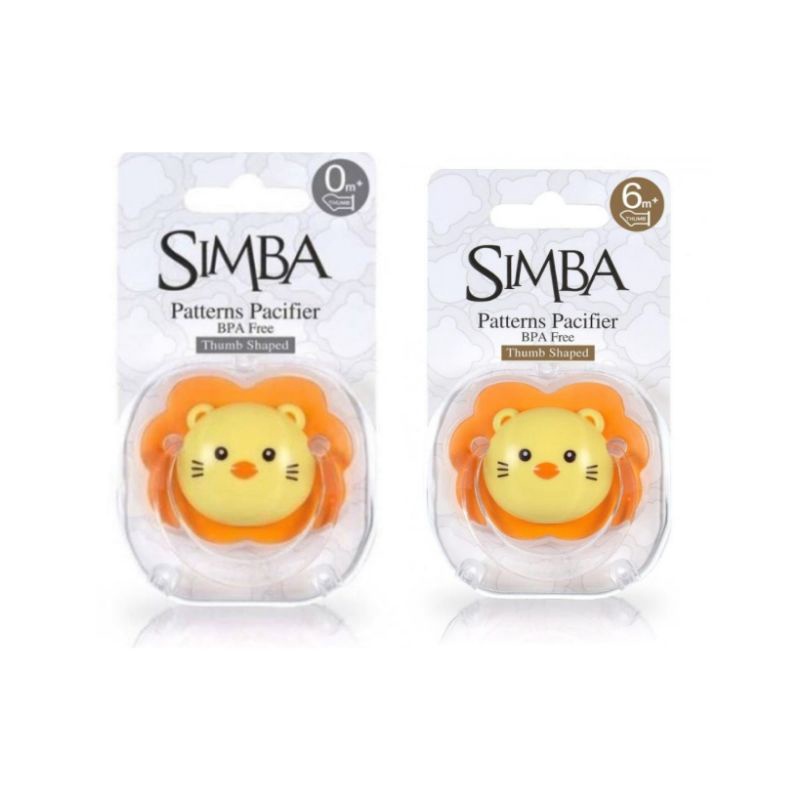 Simba Thumb Shaped Pacifier 0+M &amp; 6+M - Empeng Dot Bayi