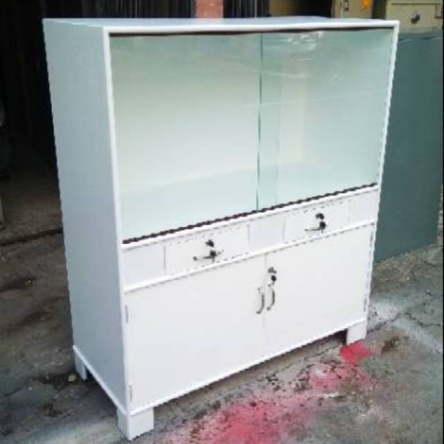 Lemari Pajangan Lemari Kaca Bufet Furniture Custom New