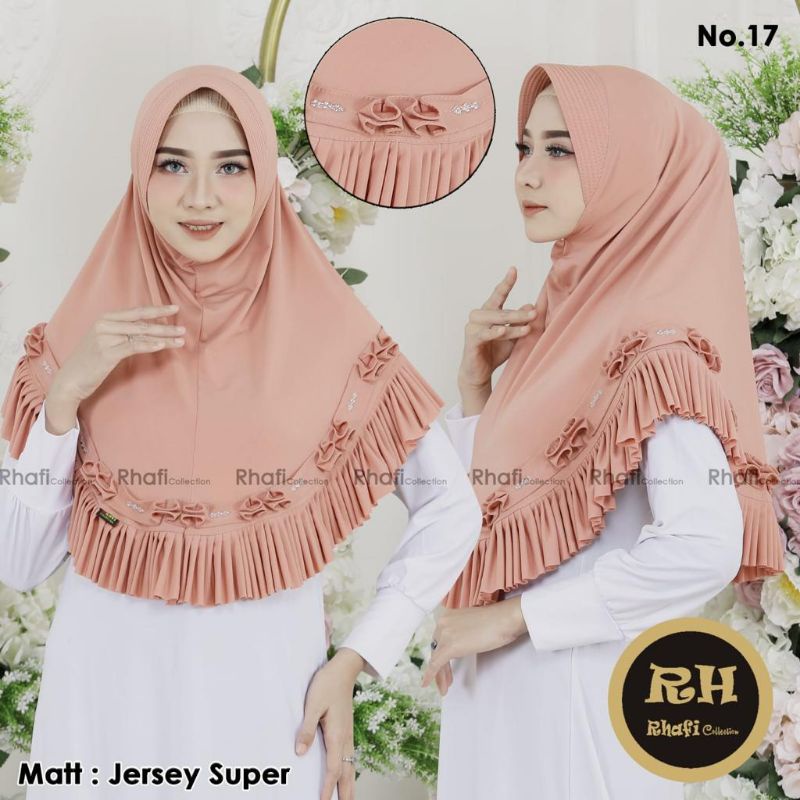 JILBAB INSTAN JERSEY SUPER / 17 / ORI RH COLLECTION