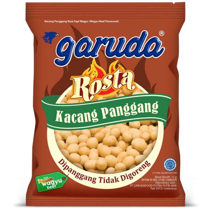 

garuda Kacang Rosta Panggang Rasa Wagyu Beef 100 g