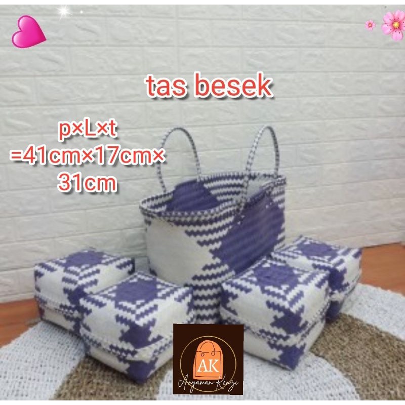 tas anyaman sama tas besek