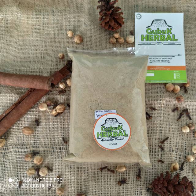 

TEMU KUNCI BUBUK 100 GRAM - Boesenbergia rotunda - MURNI - JSR -