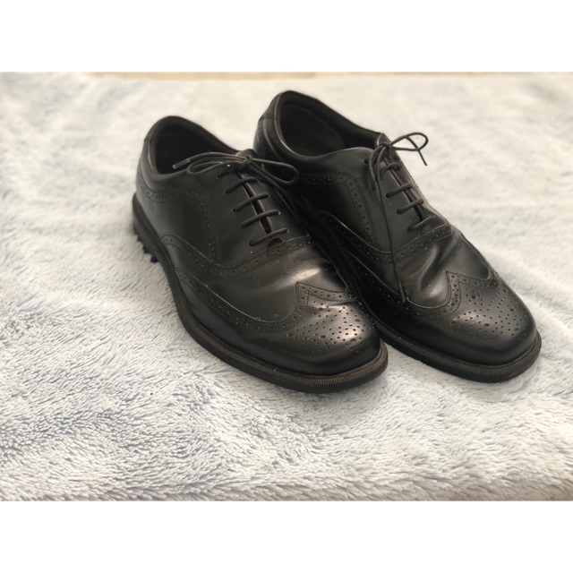 Pantofel rockport waterproof original-sepatu boots leather-sepatu kerja branded