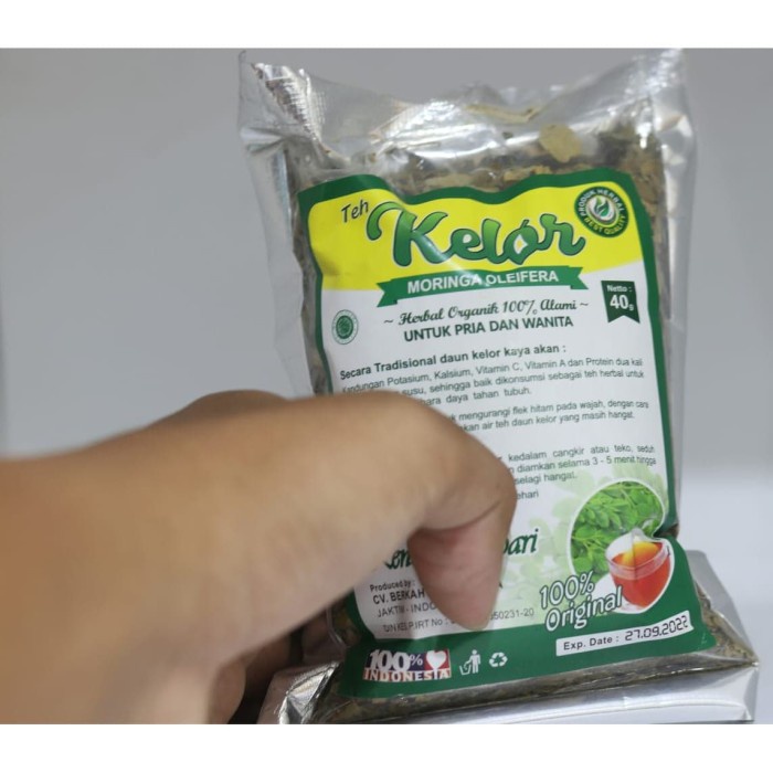 

B062D Teh Seduh Kelor Kencono Sari / Teh Original 100% Asli / Original 40 Gr 054S