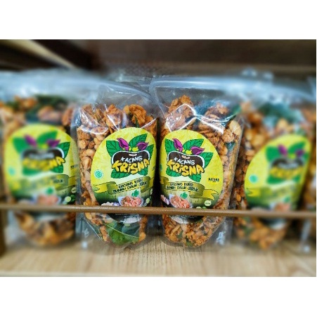 KACANG KORO GETES BALI RASA BUMBU DAUN JERUK KRISNA/SARI REJEKI ASLI KHAS BALI 250 GR