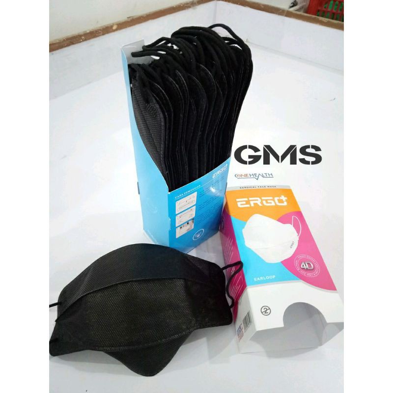 Masker Medis ERGO+ 4D Onehealth Per Box isi 25 Pcs