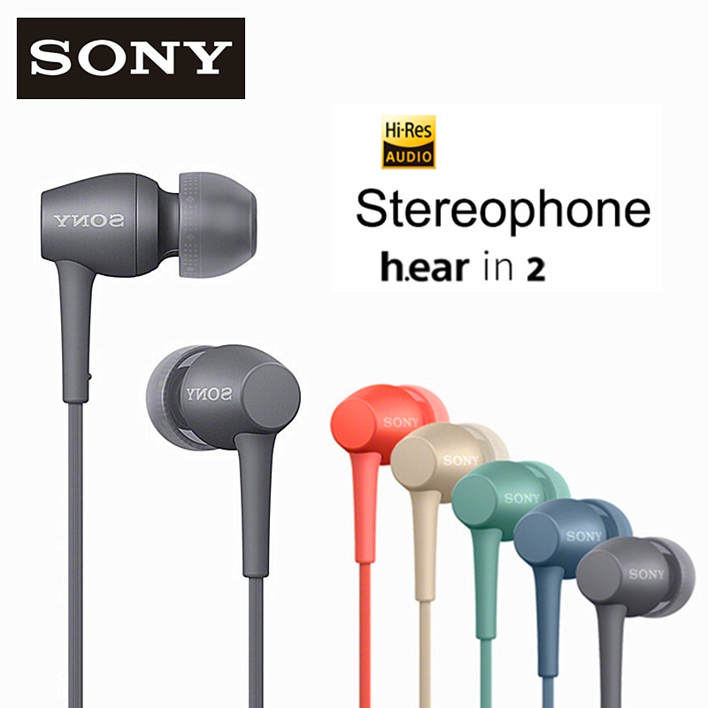 Sony IER-H500A Handsfree Stereo Dengan Mikropon + Plug 3.5mm Untuk Mendengarkan Musik