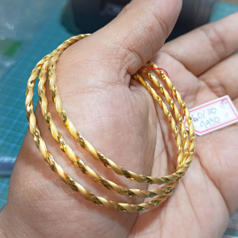 Gelang krincing cartier emas asli 30% bisa dijual kembali