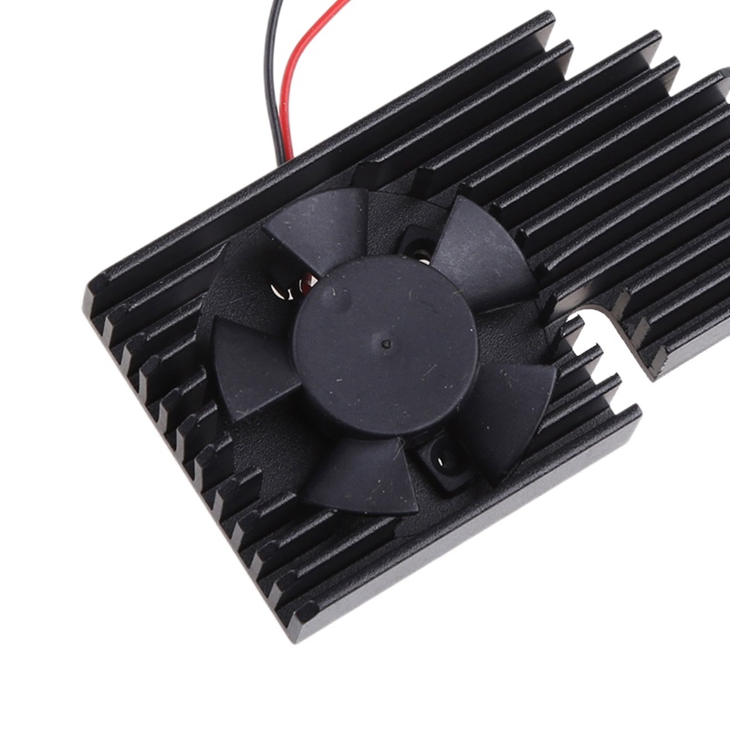 Btsg CNC Extreme Cooling Fan Heatsink Kit Untuk Raspberry Pi 4B/3B+/ 3B Plus/3B Papan Pengembangan Antena Otomatis T