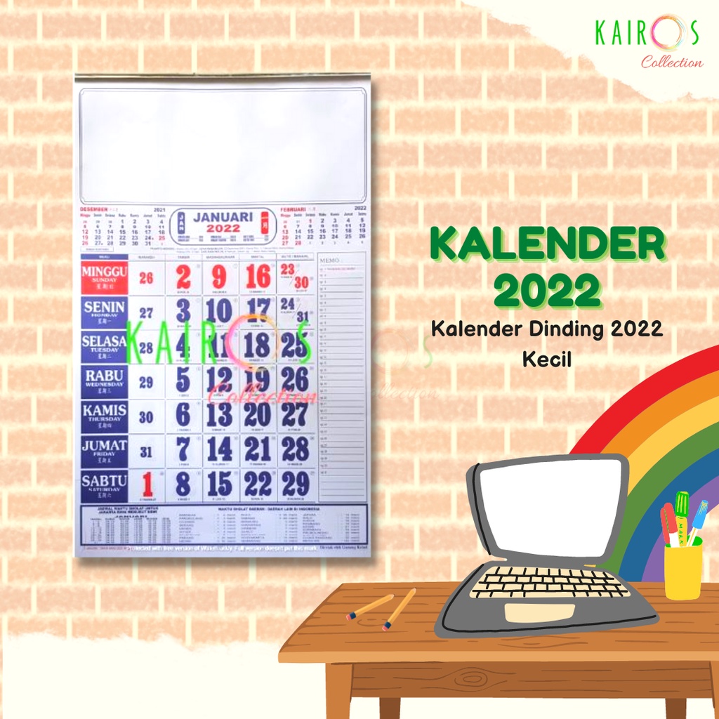 Kalender Tahun 2022 Kerja Kecil