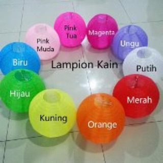 Lampion KAIN 30cm | Shopee Indonesia