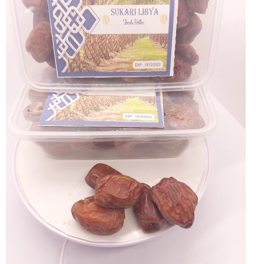 

[NEW] KURMA SUKARI LIBYA 500GR /KURMA SHOIDI/SOHIDI /KURMA MADU [KEMASAN BOX MIKA]