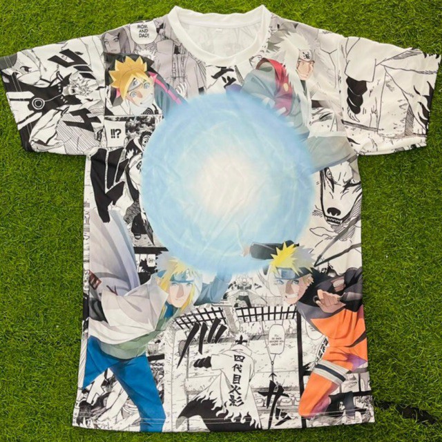 Tshirt Naruto Minato Rasengan Anime Manga Naruto Shippuden