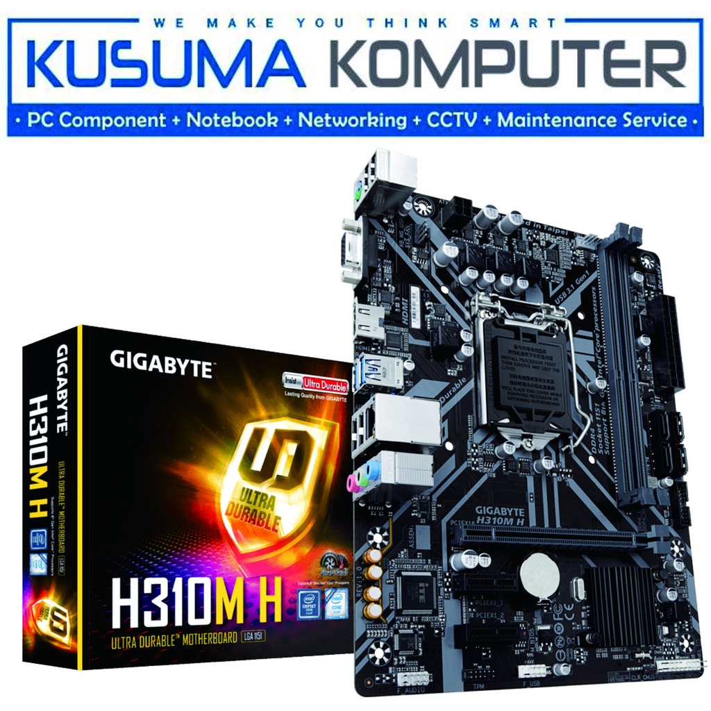 Gigabyte Motherboard H310M H DDR4 LGA 1151