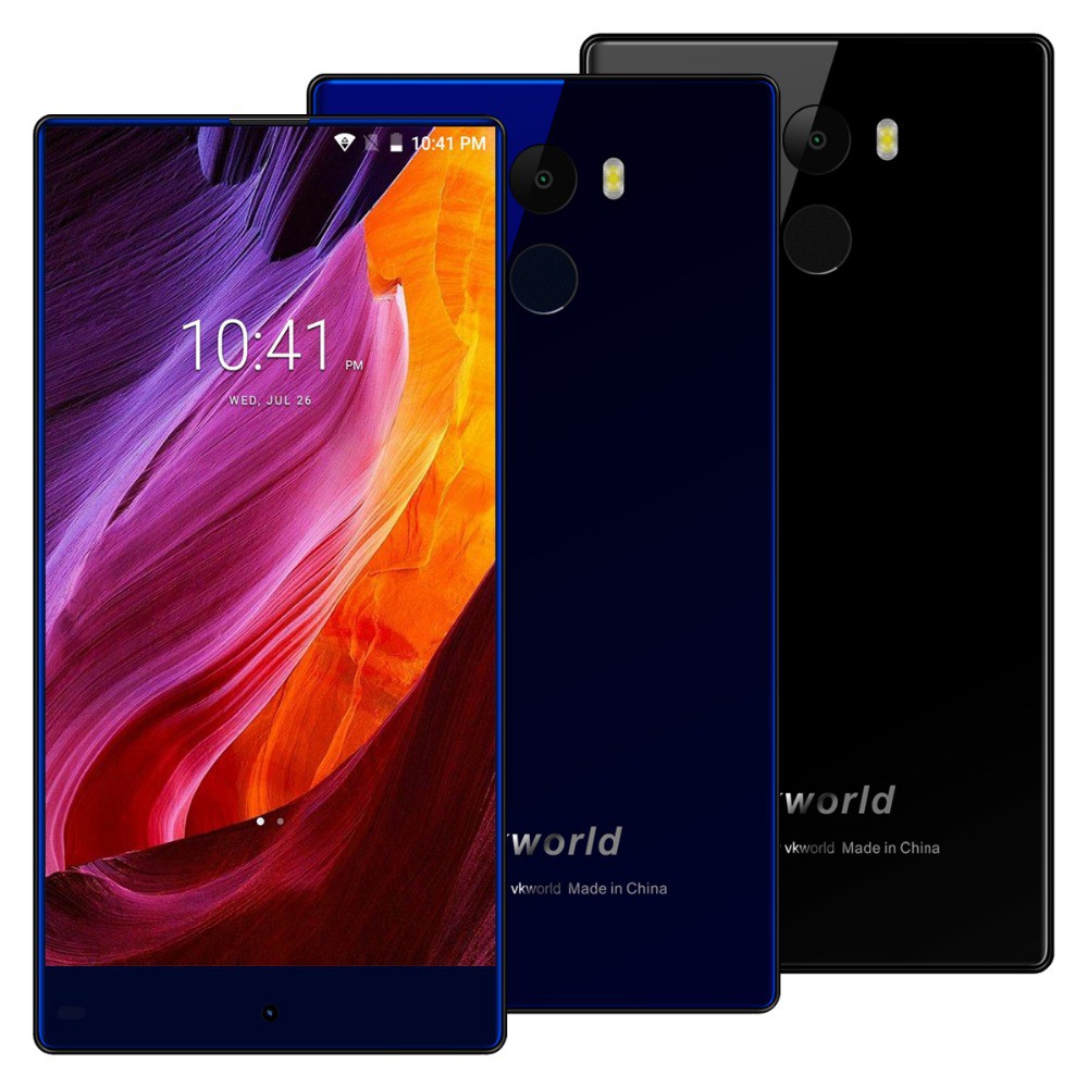 Vkworld Mix Plus 5.5Inch Full Screen Bezelless Android 7.0 Dual Cam 13MP+8MP RAM 3GB/32GB