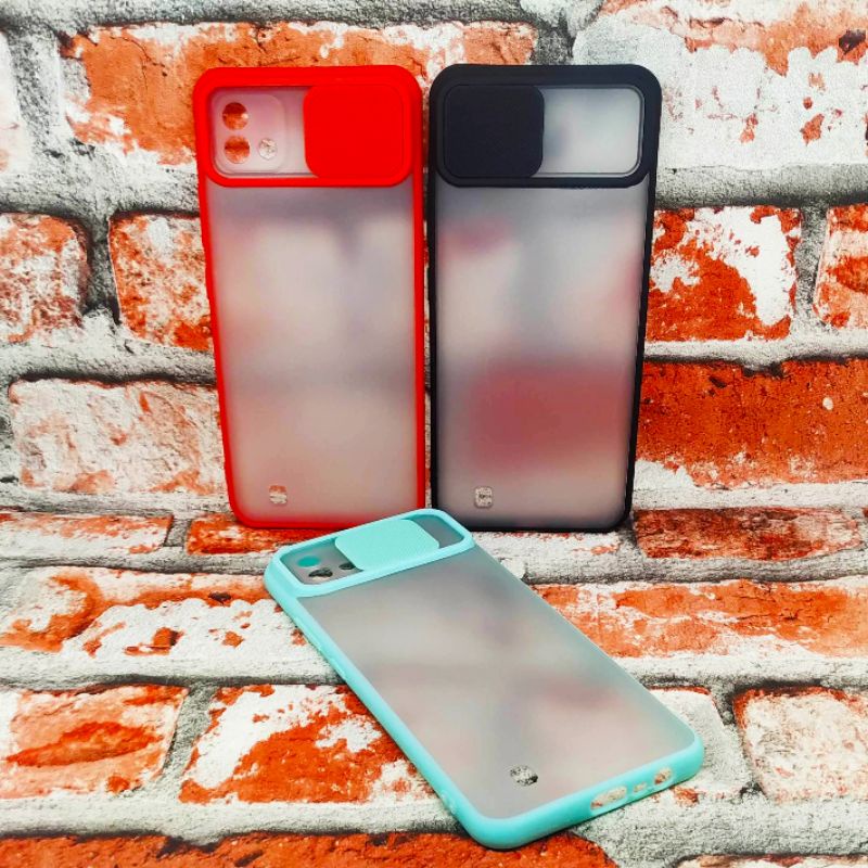 Casing Realme C11 2021 RMX3231 Fuze Case Camera Sliding Realme C11 RMX 3231