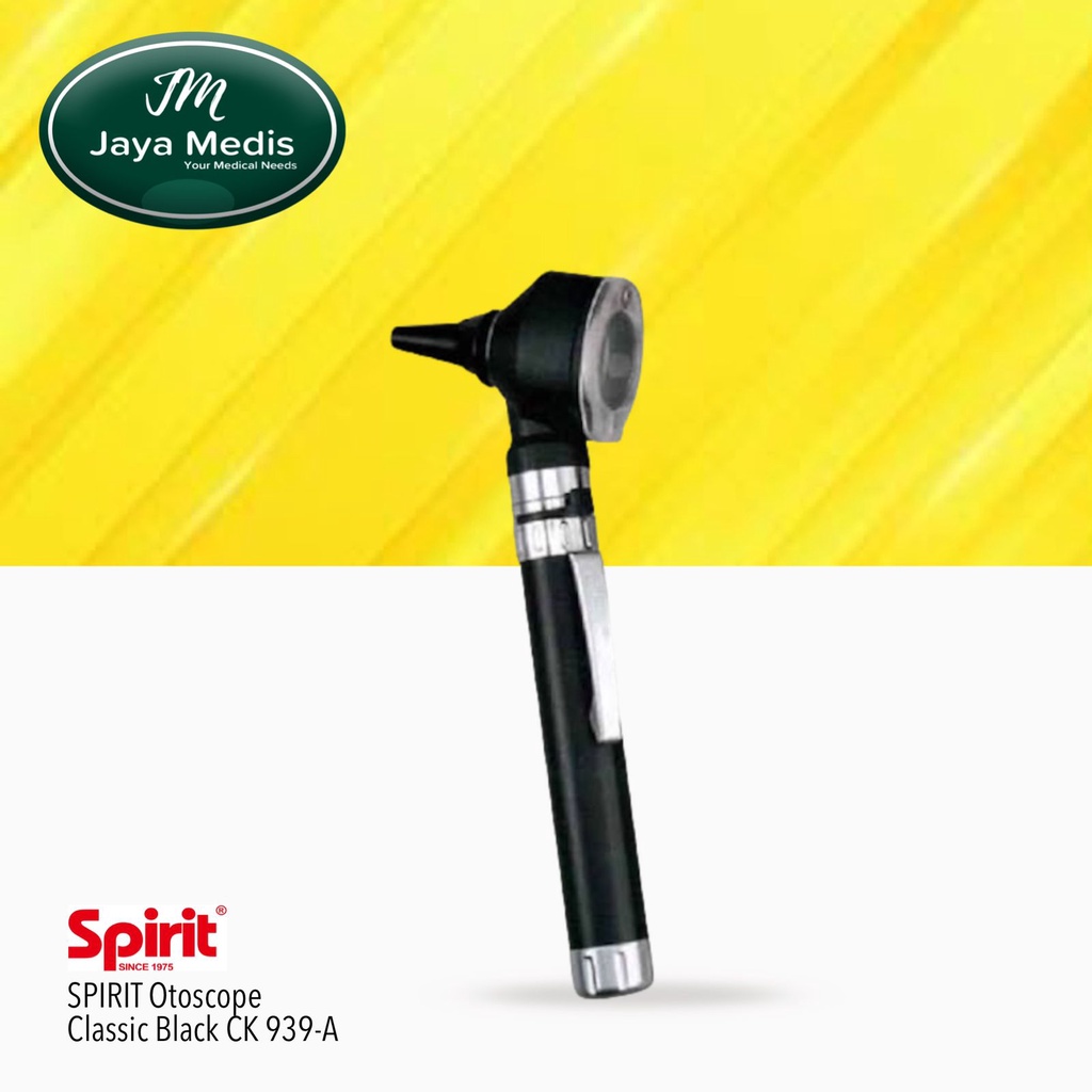 Spirit Otoscope Classic Black - Diagnostic Otoscope CK-939-A