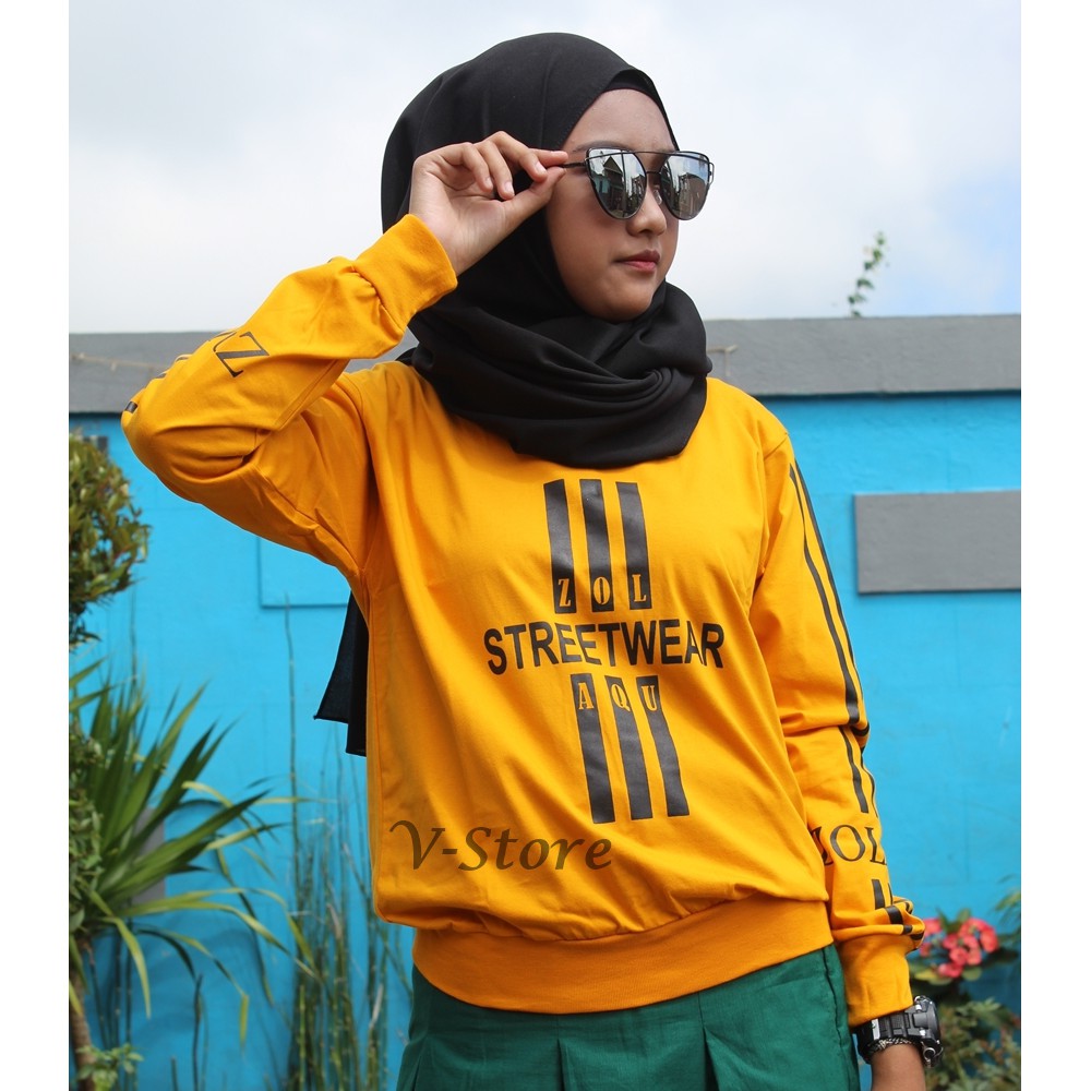 Kaos Zolaqu Strip Warna Kuning