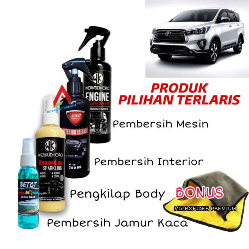 Pembersih Interior Mobil / Pembersih Mesin Mobil / Pengkilap Body / Pembersih Jamur Kaca Efek Daun Talas