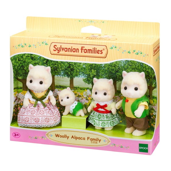 Mainan Koleksi Sylvanian Families Woolly Alpaca Family