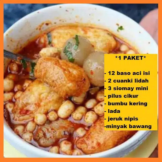 

PAKET BASO ACI INSTAN TOPPING / BAKSO ACI HALAL / BAKSO ACI MURAH ENAK