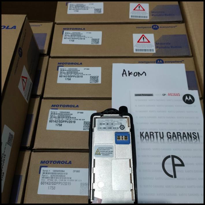 Ht Motorola Cp1660 Vhf Original