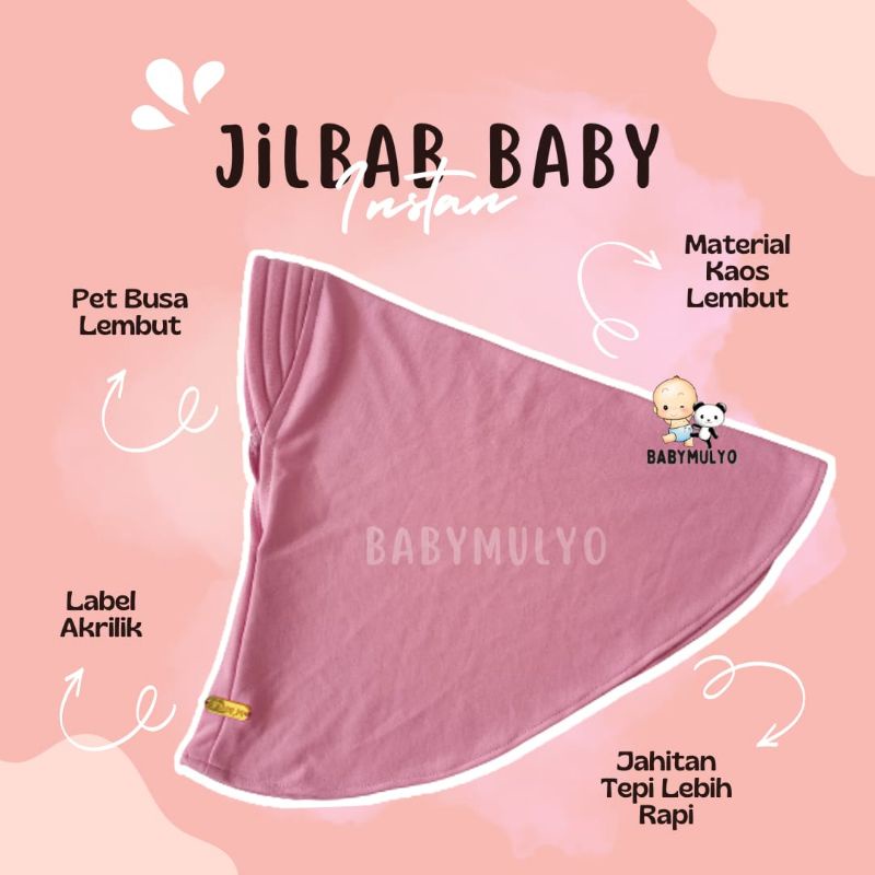 Jilbab Instan Baby &amp; Kids Baby_M // Jilbab Bergo Pet Instan Anak // Jilbab Pet Instan