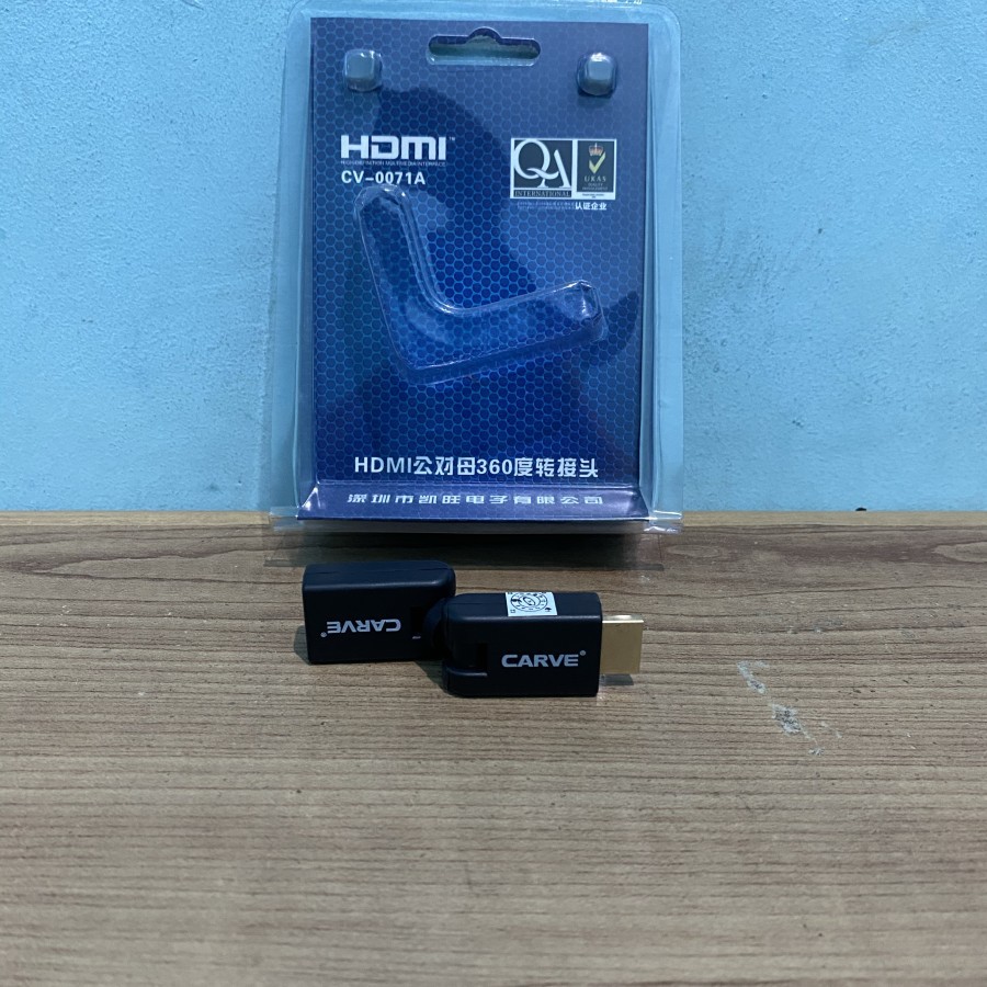 Konektor HDTV Extension 360 Derajat Elbow HDTV Male To HdTV Female CV-0071A