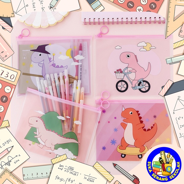 

Map Plastik / File Organizer A5 Motif Cute Dino MF0016