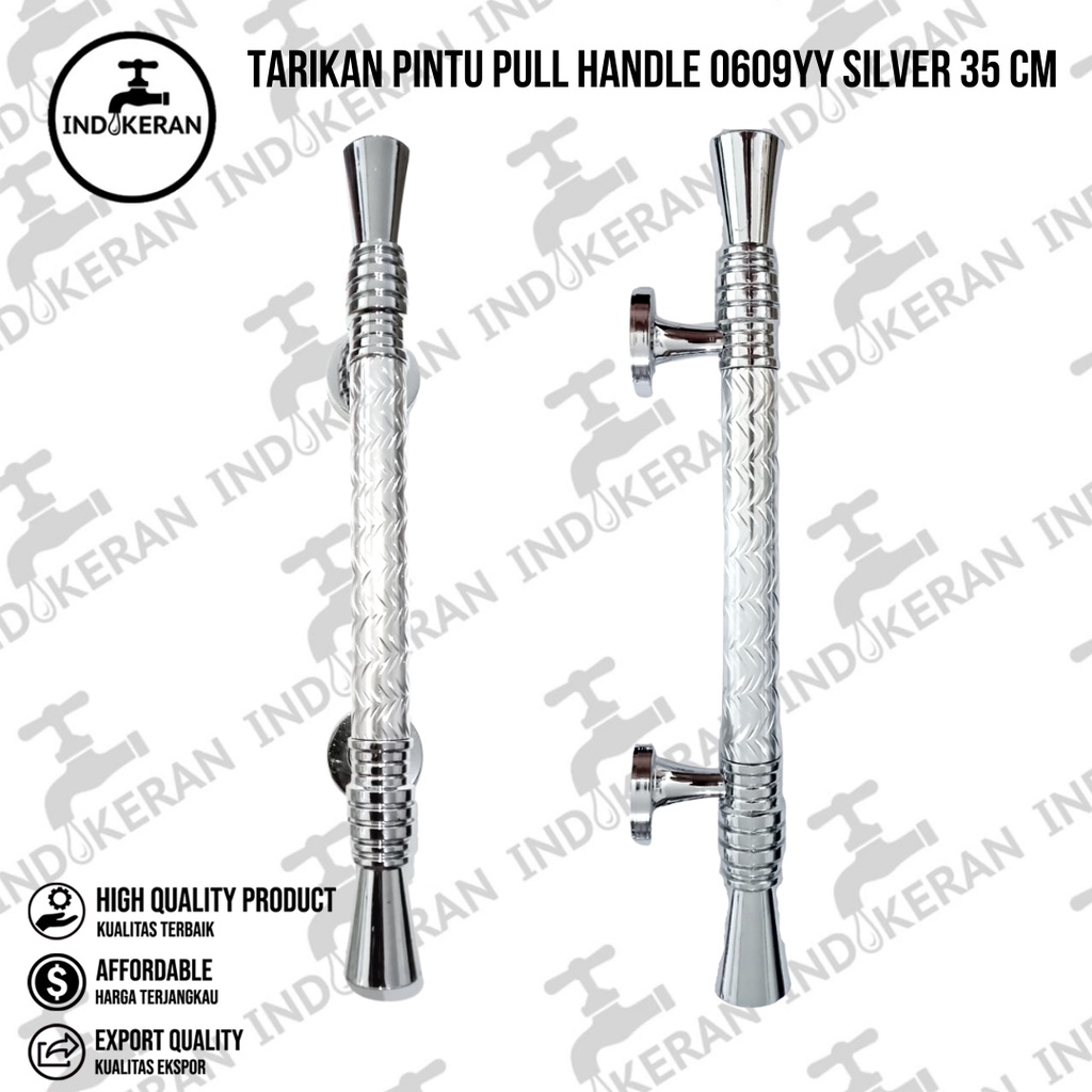 INDOKERAN - Tarikan Pintu Pull Handle 0609YY Silver 35 CM