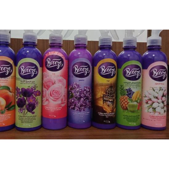 ♠ Breeze Air and Fabric Fresher MY WAY Pewangi Ruangan & Pakaian 400ml - Peach Frag, none ♤