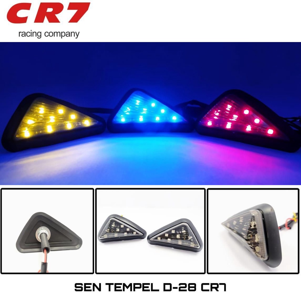 Lampu Sein sen Tempel Segitiga Led Ninja Vixion CBR150 CB150R R15 R25 Universal