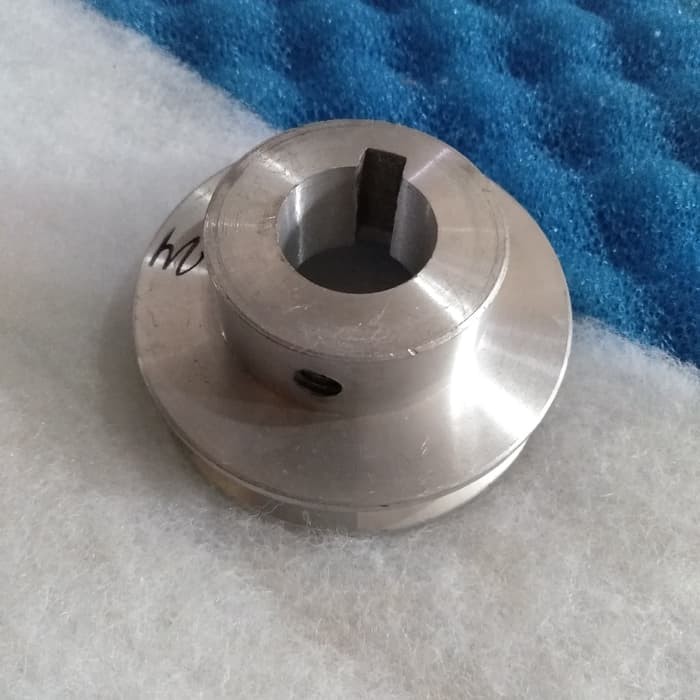 Pulley alumunium A1 - 3 inci as 24 mm puli alumunium