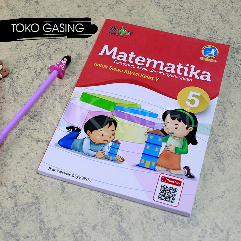 Jual Buku Matematika GASING SD Kelas 5 Kurikulum 2013 Oleh Prof ...