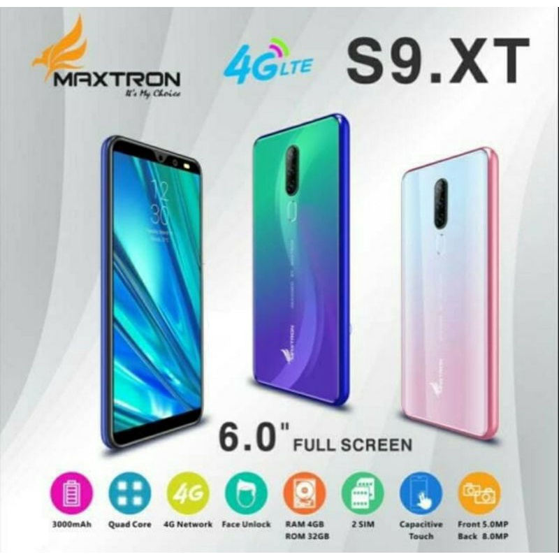 Maxtron S9 XT ram 4/32 GB 4 G LTE