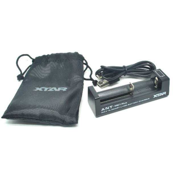 Xtar ANT-MC1 Plus Portable Micro USB Battery Charger 1 Slot for Li-ion
