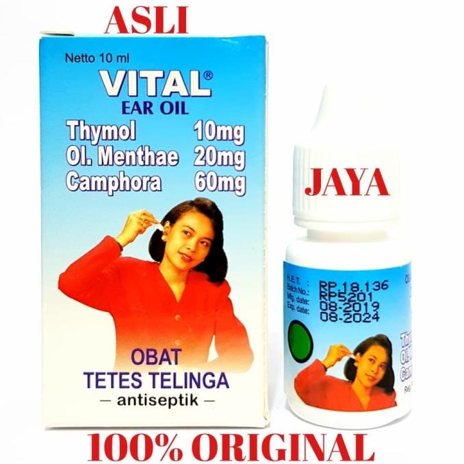 Vital Ear Oil - Obat Tetes Telinga