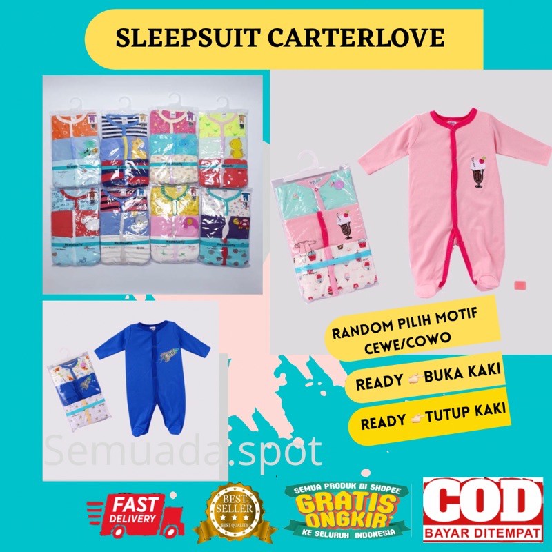 [Semuada.spot] Carters Baby / Sleepsuit Baby / Piyama Baby / Pajamas Bayi