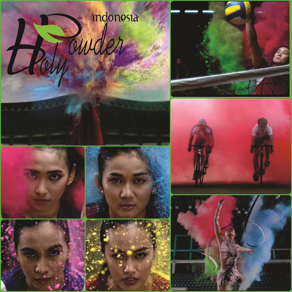 Holy Powder/Holi Powder (Tepung warna/Bubuk warna) Color run TERSEDIA HARGA GROSIR