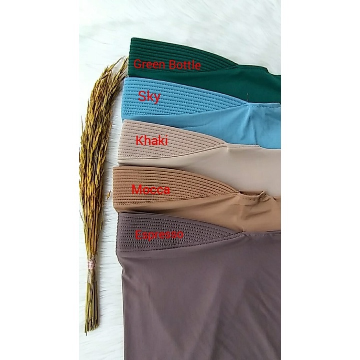 Jilbab bergo Hamidah Jersey ped jumbo L | Hijab Jersey Ukuran L