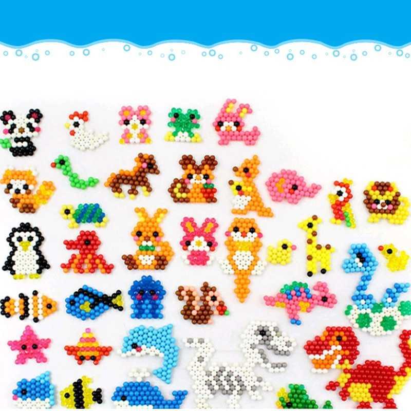 Yuanlebao Mainan Manik-Manik DIY Magic Mold Beads Puzzle 6000PCS - B24