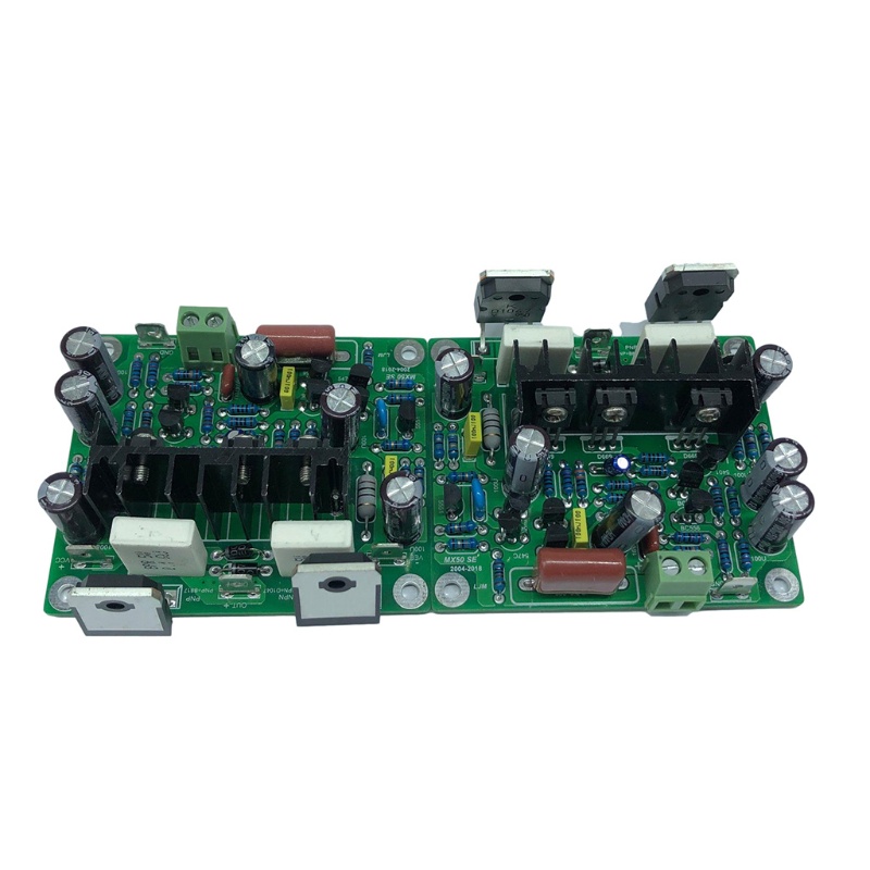 Btsg DIY NEW MX50 SE 100WX2 Dual Channel Power Amplifier Board Papan Penguat Daya Saluran Ganda