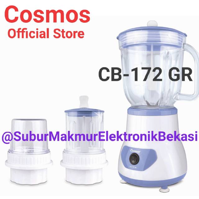 Blender 3in1 Kaca Cosmos CB-172 GR