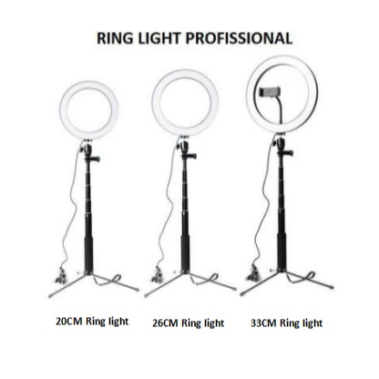 Ring Light LED Size 26 CM dan 33 CM / Lampu 26 CM dan 33CM