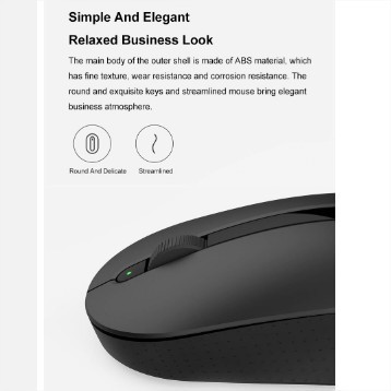 Xiaomi MIIIW Wireless Silent Mouse 2.4GHz 1000DPI Optical Laptop PC